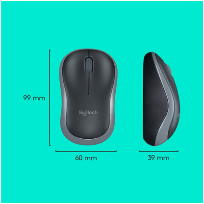 Tipkovnica in miš Logitech brezžična desktop MK270 US international črna (920-004508)