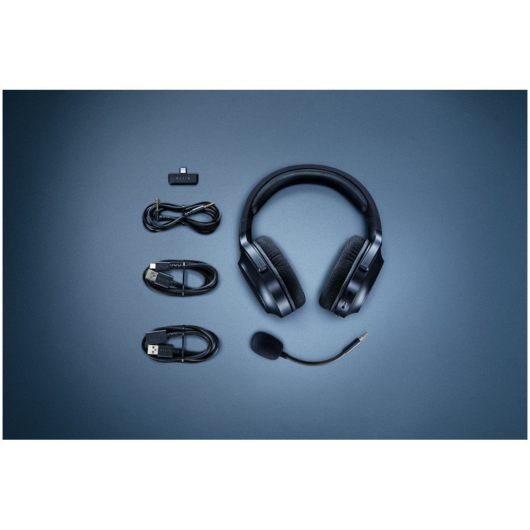Slušalke brezžične naglavne 2,4 GHz stereo Razer Barracuda X Wireless Mercury (2022) - črne (RZ04-04430100-R3M1)