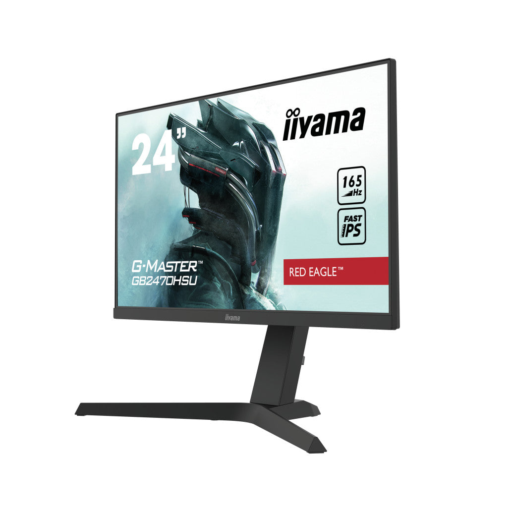 Monitor Iiyama 61 cm (24,0") GB2470HSU-B1 1920x1080 Gaming 165Hz IPS 0,8ms HDMI DisplayPort 2xUSB Pivot Zvočniki  FreeSync Premium
