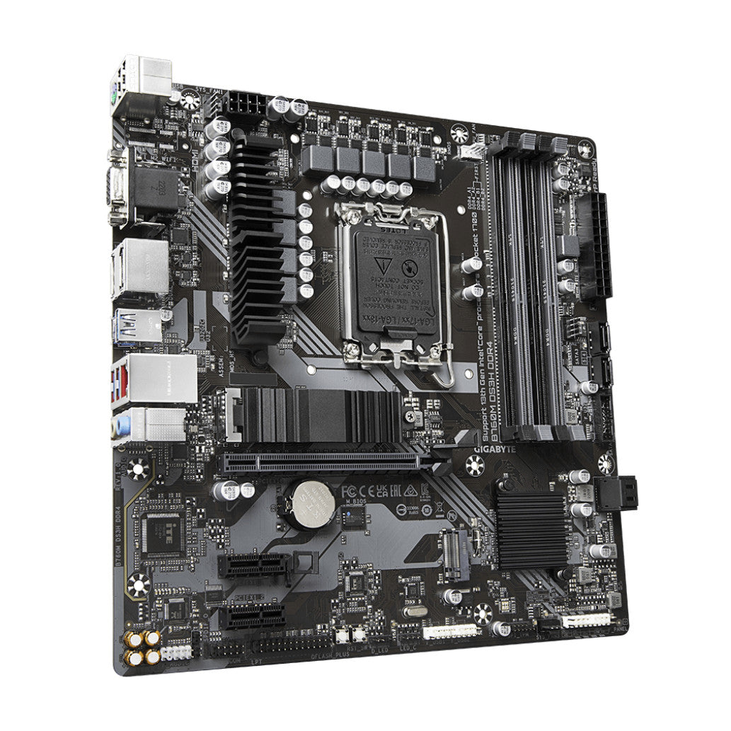 Osnovna plošča 1700 Gigabyte B760M DS3H microATX DDR4 2,5Gb LAN 2xM.2 HDMI VGA 2xDP