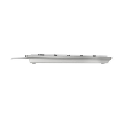 Tipkovnica Cherry USB KC6000 Slim UK Cherry SX stikala srebrna SLO gravura (JK-1600GB-1)