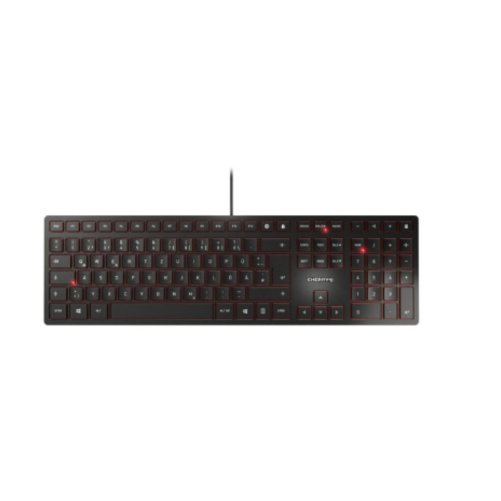 Tipkovnica Cherry KC 6000 Slim črna UK SLO g. - Cherry SX stikala, kvalitetna