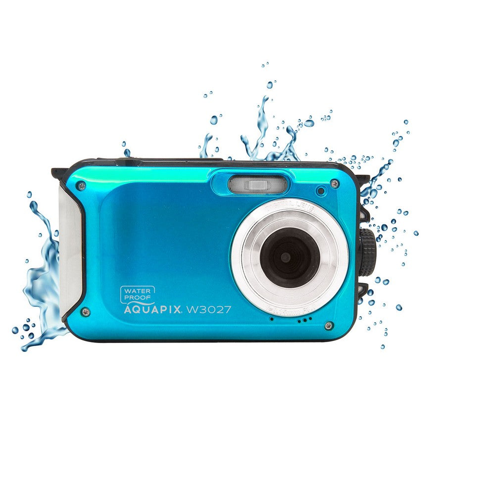 Aquapix podvodni digitalni fotoaparat W3027 WAVE IceBlue - EASYPIX10035