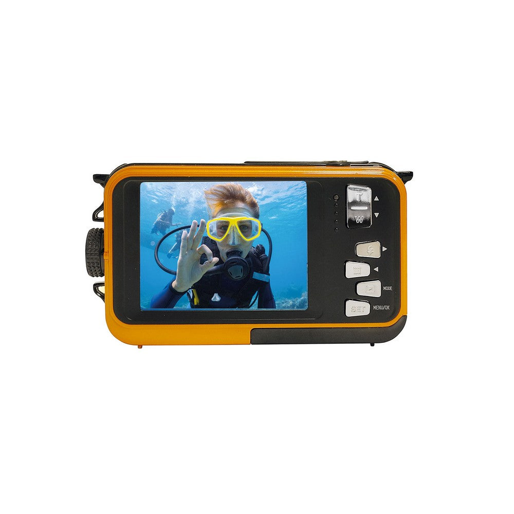 Aquapix podvodni digitalni fotoaparat W3027 WAVE oranžna - EASYPIX10031