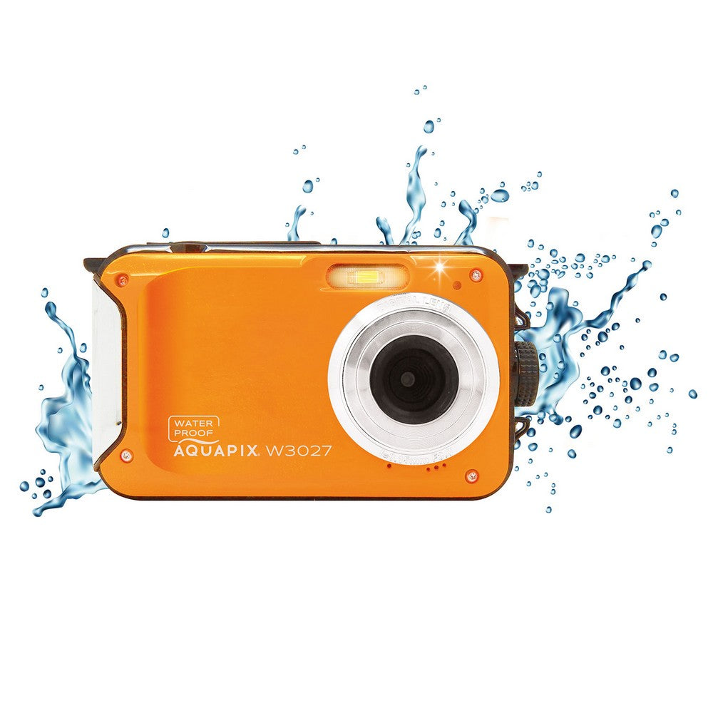 Aquapix podvodni digitalni fotoaparat W3027 WAVE oranžna - EASYPIX10031