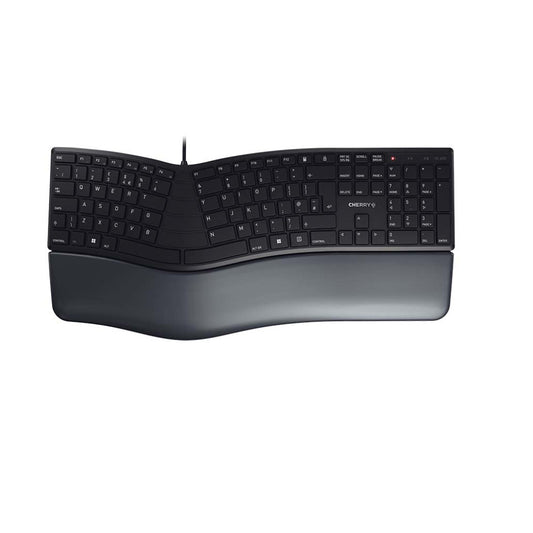 Tipkovnica USB Cherry KC 4500 ERGO UK | SLO gravura črna (JK-4500GB-2)