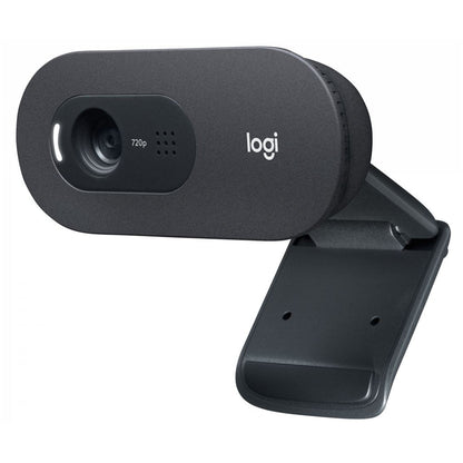 Spletna kamera Logitech C505 HD 720p 30FPS 60° USB-A črna mikrofon z redukcijo šuma (960-001364)