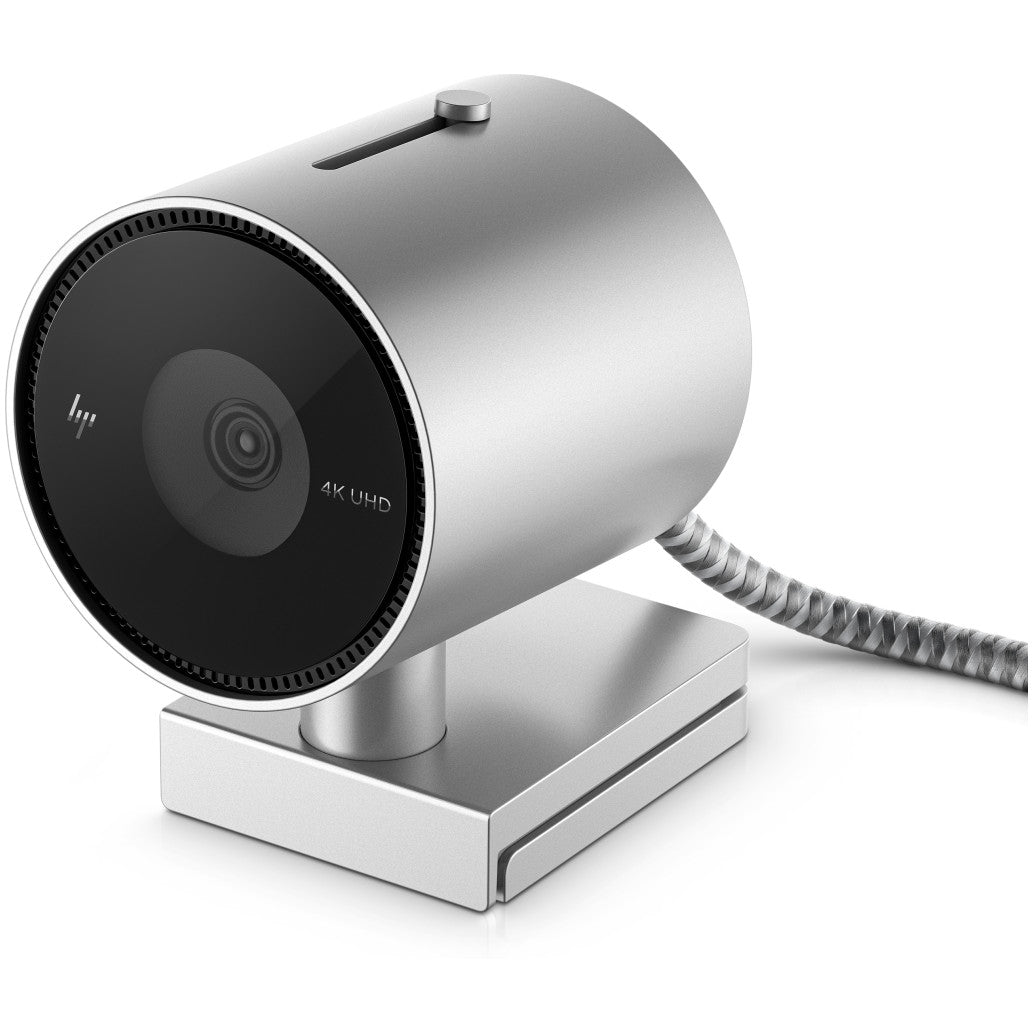 Spletna kamera HP HP 950 13MP 4K UHD 30FPS 102,7° USB srebrna AI autofokus pokrov za lečo (4C9Q2AA#ABB)