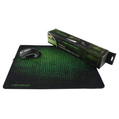 Podloga za miško Esperanza EA146G Črna, zelena  440x354mm