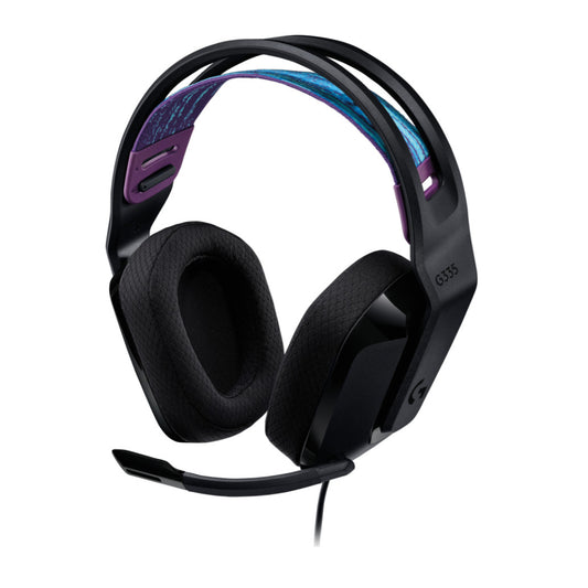 Slušalke žične Logitech naglavne z mikrofonom 2x 3,5mm G335 črna z mikrofonom (981-000978)
