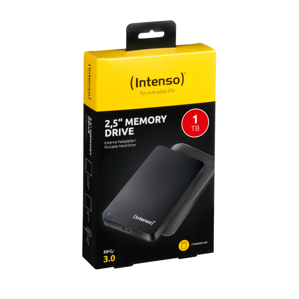 Prenosni disk 6,4cm (2,5") 1TB USB 3.0 Intenso Memory Drive + etui (6023560)