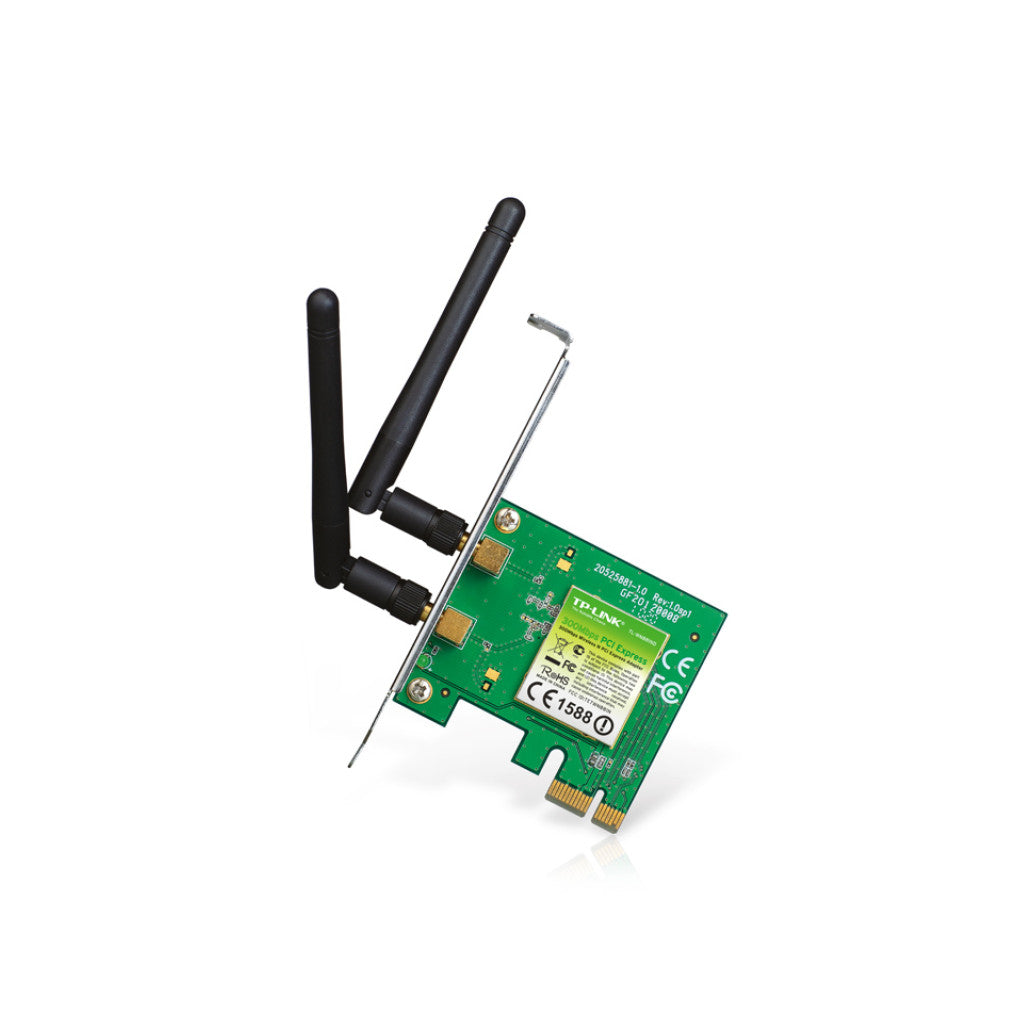 Brezžični mrežni adapter PCIe TP-Link WiFi4 802.11n 300Mbit/s 2x antena (TL-WN881ND)