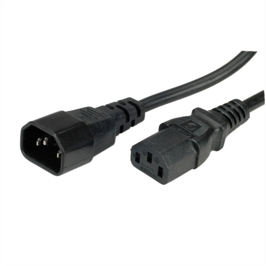 KABEL NAPAJALNI 220V podaljšek 3,00m C13 - C14 Value (19.99.1530-50)