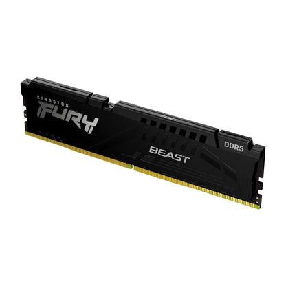 DDR5 16GB 5200MHz CL40 Single (1x16GB) Kingston Fury Beast XMP3.0 1,25V Gaming črna (KF552C40BB-16)