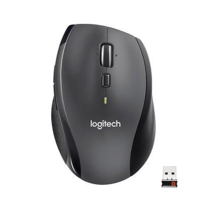 Miš brezžična ergonomska za desničarje Logitech M705 Marathon 1000DPI nano temno siva (910-001949)