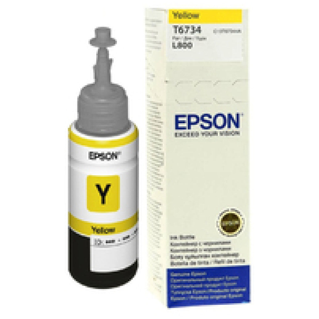 ČRNILO EPSON 673 RUMENO STEKLENIČKA, 70 ML L800 (C13T67344A)