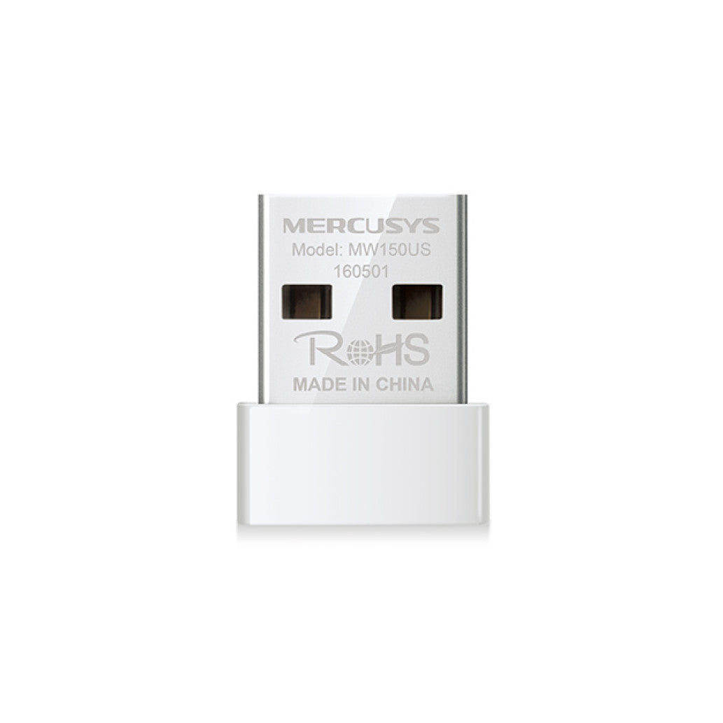 Brezžični mrežni adapter USB 2.0 MERCUSYS Nano WiFi4 802.11n N150 150Mbit/s Nano (MW150US)