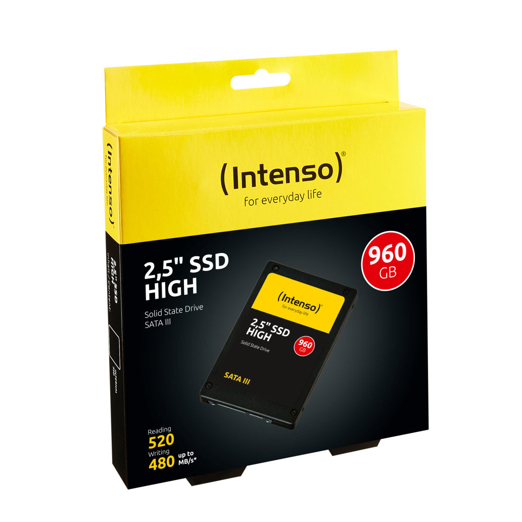 Disk SSD 6,4cm (2,5")   960GB SATA3  Intenso High Performance 520/480MB/s TLC (3813460)