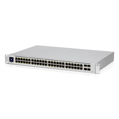 STIKALO 48-PORT 4x SFP UbiQuiti UniFi 100/1000 1000 PoE Managed Rack (USW-48-POE)