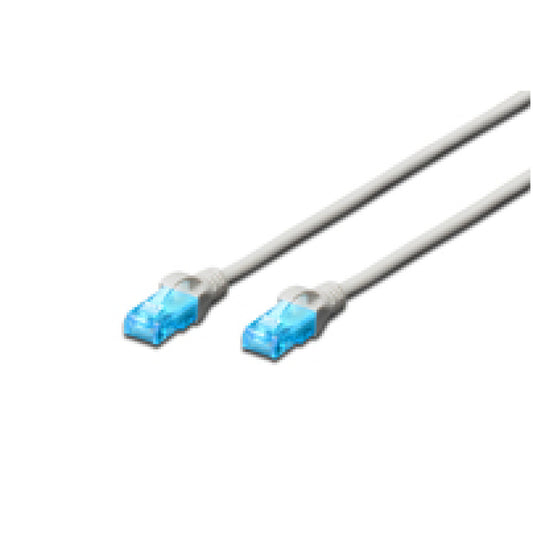 KABEL PATCH UTP Cat 5e  7,00m  RJ45 10/100 Digitus - siv (DK-1511-070)