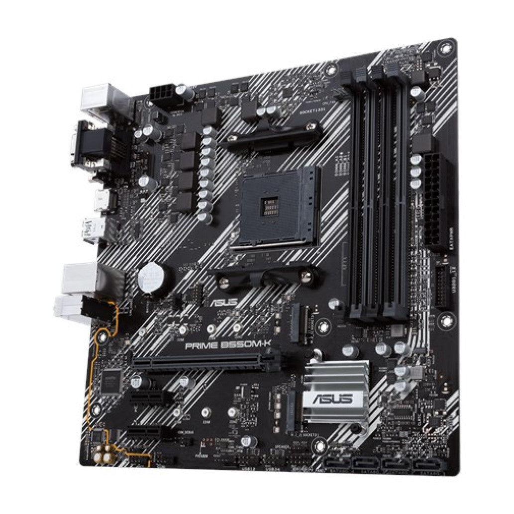 Osnovna plošča AM4 Asus B550M-K microATX VGA DVI-D HDMI