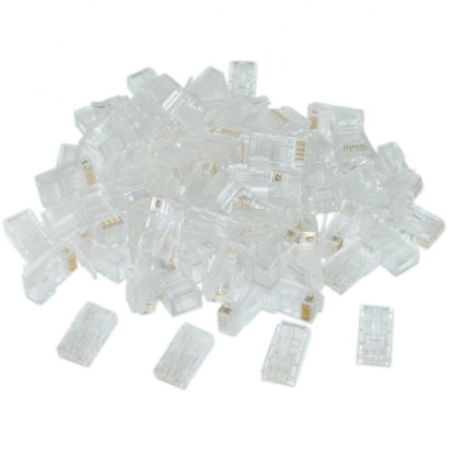 RJ45 konektor CAT6 za trdo žico (pak/100) Gembird
