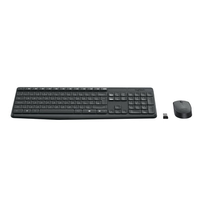 Tipkovnica in miš Logitech brezžična desktop MK235 SLO črna (920-008031)