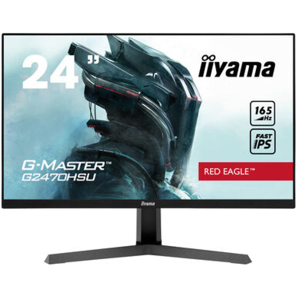 Monitor Iiyama 60,5 cm (23,8") GB2466HSU-B1 1920x1080 Curved Gaming 165Hz VA 1ms 2xHDMI DisplayPort 2xUSB2.0 HAS Zvočniki  FreeSync Premium