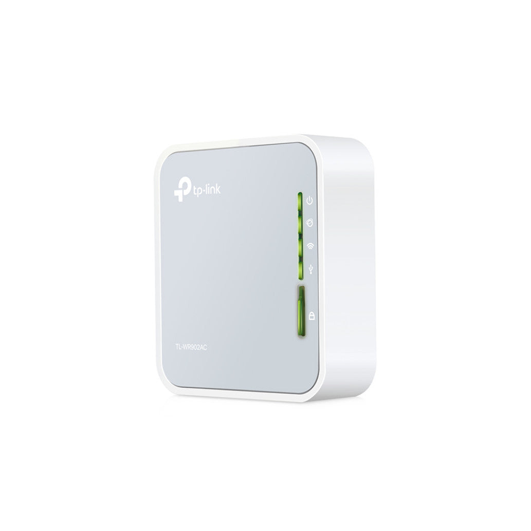 Usmerjevalnik brezžični TP-Link WiFi5 802.11ac AC750 733Mbit/s dualband 1xLAN 1x notranja antena (TL-WR902AC)