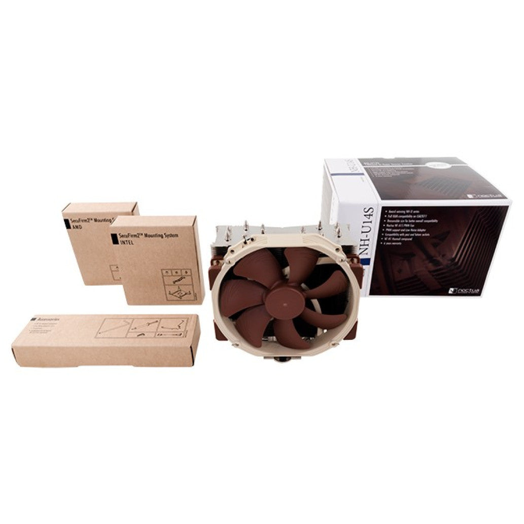 Zračni hladilnik Noctua NH-U14S - 24,6 dB 165mm rjava (NH-U14S)