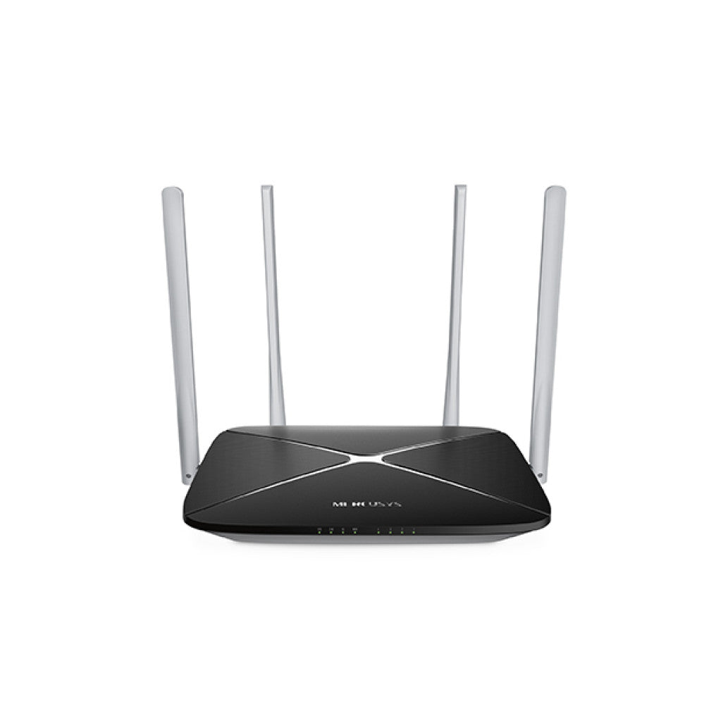 Usmerjevalnik brezžični MERCUSYS WiFi5 802.11ac AC1200 867Mbit/s Dualband 4xLAN 4x antena (AC12)