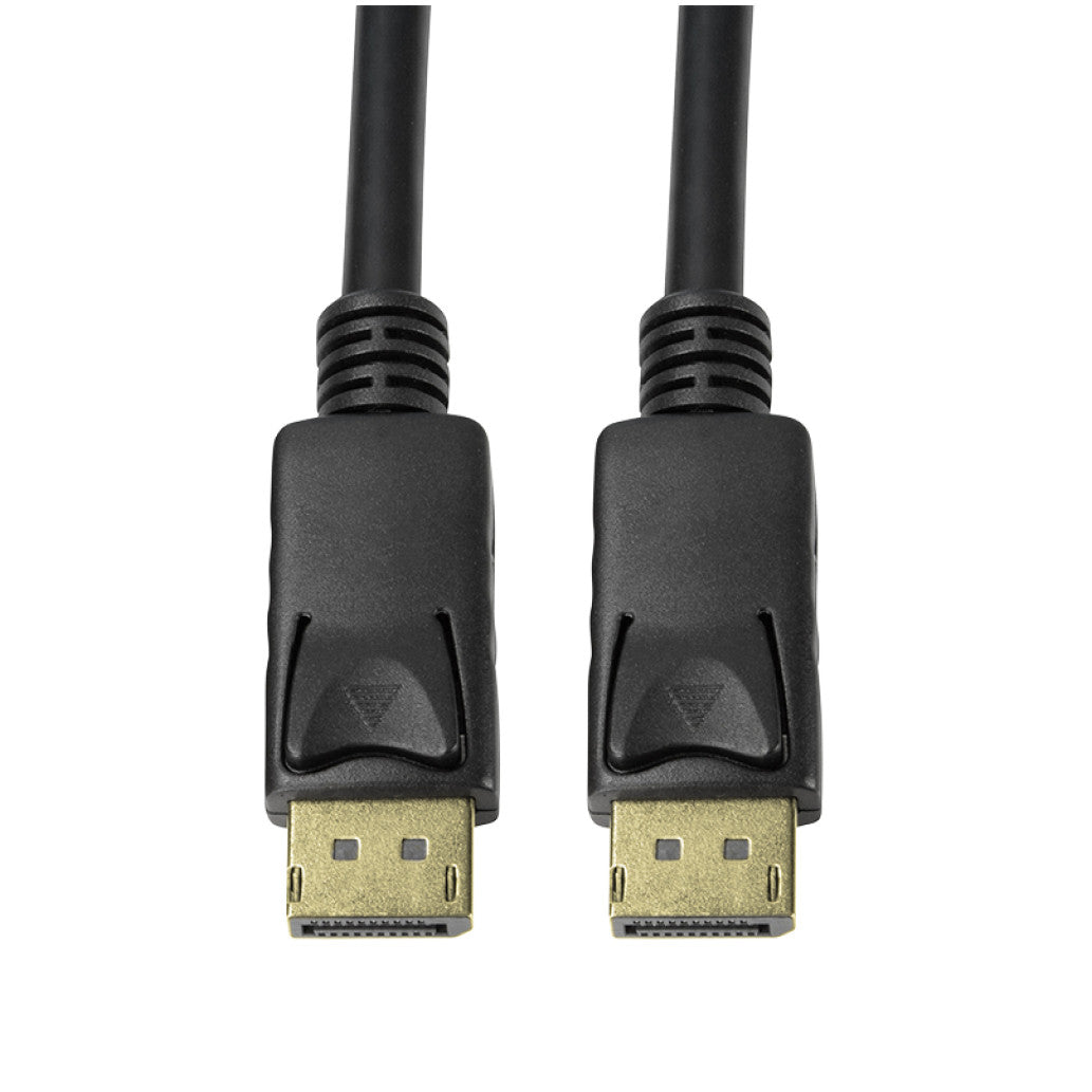 Kabel DisplayPort(m)=>DisplayPort(m) v1.4 2,00m 8K/60Hz dvojno oklopljen pozlačeni konektorji črn LogiLink (CV0120)