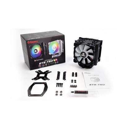 Zračni hladilnik Enermax ETS-T50 AXE - 24 dB 160mm RGB črna (ETS-T50A-BK-ARGB)