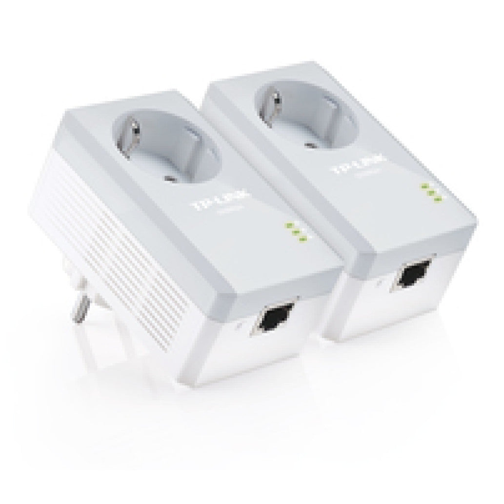 HPAV Powerline 1xLAN RJ45 220V TP-Link 600Mbit/s (1+1) (TL-PA4010PKIT)