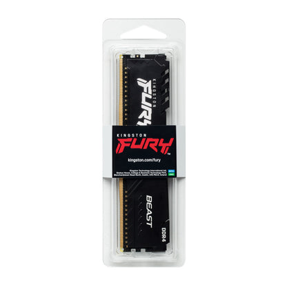 DDR4 16GB 3200MHz CL16 Single (1x16GB) Kingston Fury Beast XMP2.0 1,35V Gaming (KF432C16BB1/16)