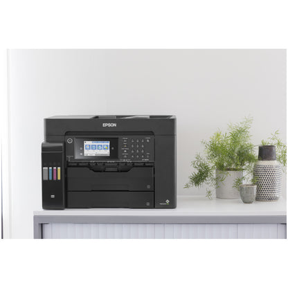 Tiskalnik multifunkcijski brizgalni barvni Epson EcoTank Office Pro A3 15160 A3 duplex tisk duplex skeniranje faks USB LAN WiFi 25ppm (C11CH71402)