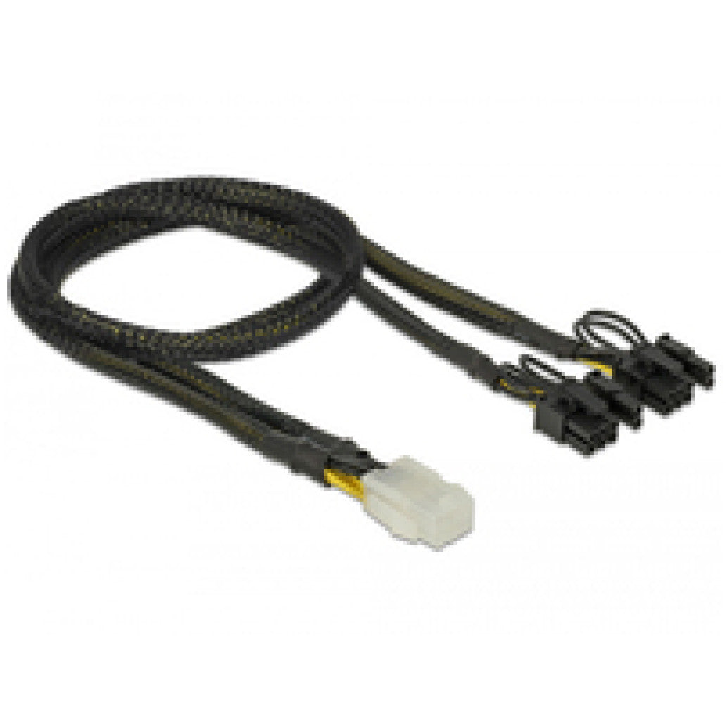 Adapter DC 6pin na 2x 8pin za grafične kartice PCI-express 0,3m Delock