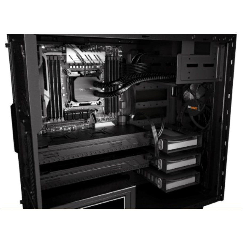 Ohišje Bequiet Pure Base 600 (BG022) MidiATX - črno-srebrn