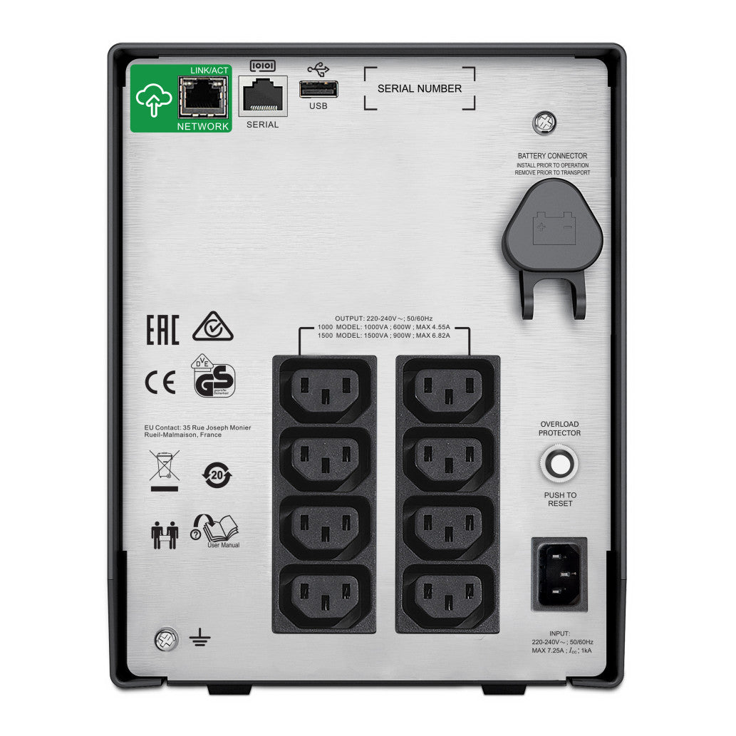 UPS APC Smart-UPS C Line-Interactive 1000VA/600W 8x220V (SMC1000IC)