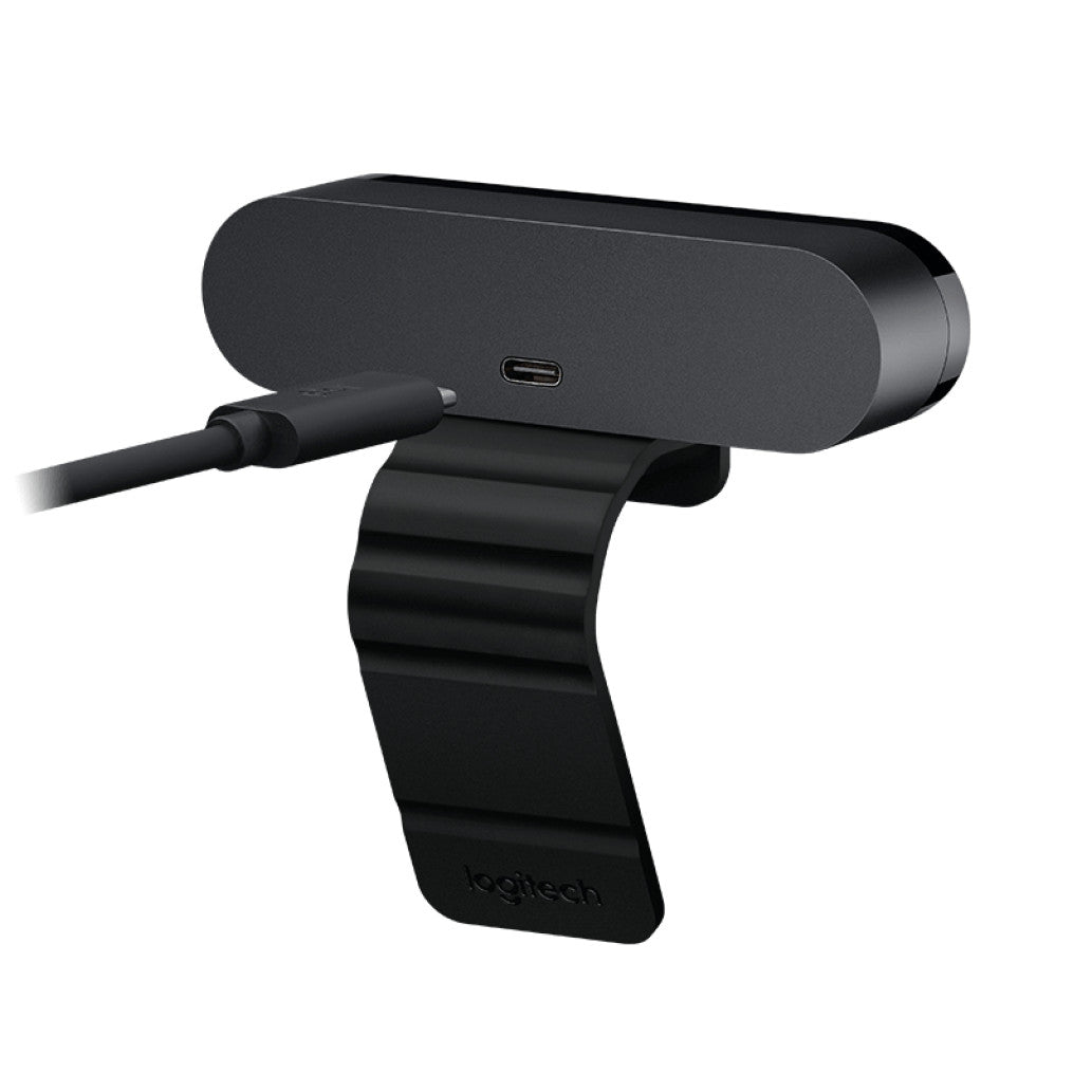 Spletna kamera Logitech BRIO 4K 4MP 4K UHD 60FPS USB črna Autofokus 5xZoom mikrofon z redukcijo šuma Windows Hello (960-001106)