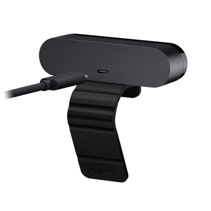 Spletna kamera Logitech BRIO 4K 4MP 4K UHD 60FPS USB črna Autofokus 5xZoom mikrofon z redukcijo šuma Windows Hello (960-001106)
