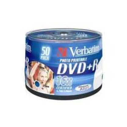 MEDIJ 4,7 DVD+R Printable Verbatim 16x 50cake 43512