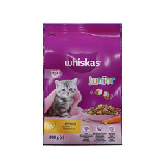 WHISKAS Junior, briketi, piščanec, 300 g