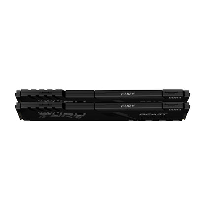 DDR4 32GB 3200MHz CL16 KIT (2x16GB) Kingston Fury Beast XMP2.0 1,35V Fury črna (KF432C16BBK2/32)
