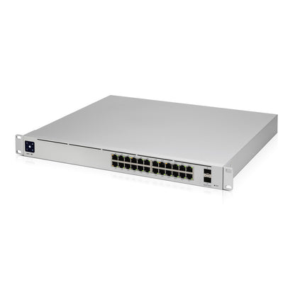 STIKALO 24-PORT UBIQUITI UniFi 100/1000 1000 PoE+ Managed Rackmount (USW-Pro-24-POE)