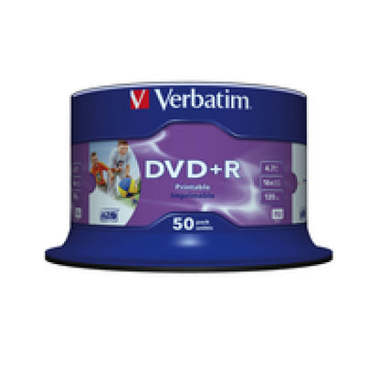 MEDIJ 4,7 DVD+R Printable Verbatim 16x 50cake 43512