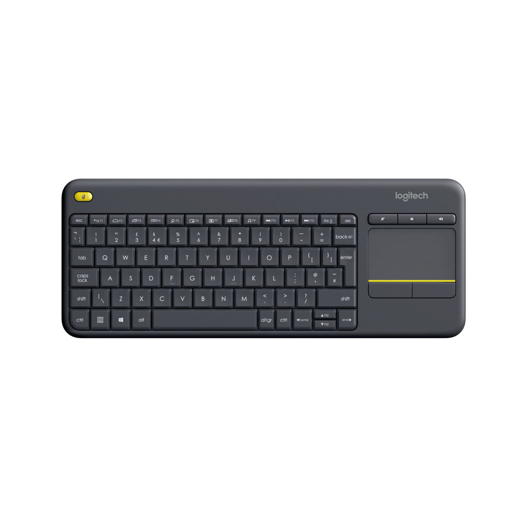 Tipkovnica brezžična Logitech K400 Plus | Slovenski nabor znakov črna + Touchpad (920-008385)