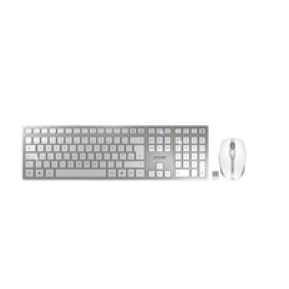 Tipkovnica in miš Cherry brezžična Bluetooth DW 9100 SLIM ENG bela SLO gravura (JD-9100GB-1)