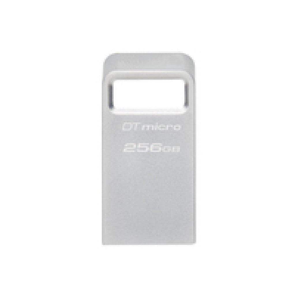 Spominski ključek 256GB USB 3.2 Kingston DT Micro 200MB/s - kovinski/micro/srebrn (DTMC3G2/256GB)