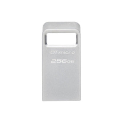 Spominski ključek 256GB USB 3.2 Kingston DT Micro 200MB/s - kovinski/micro/srebrn (DTMC3G2/256GB)